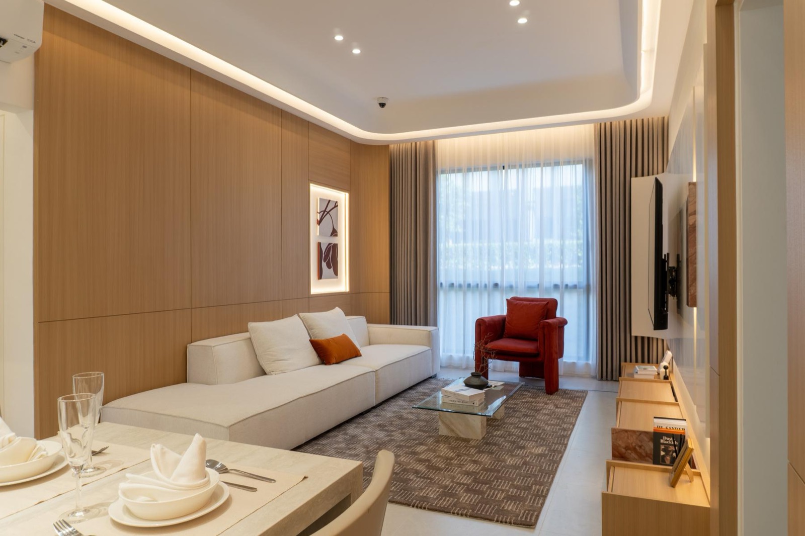 Type A living and dining interior