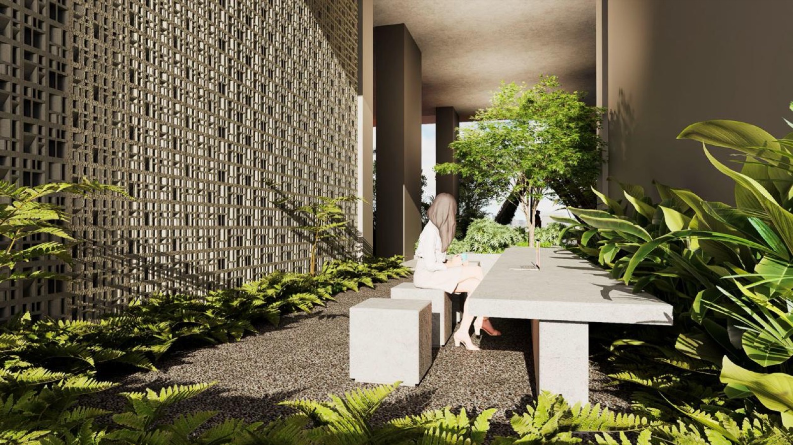 Outdoor co-working