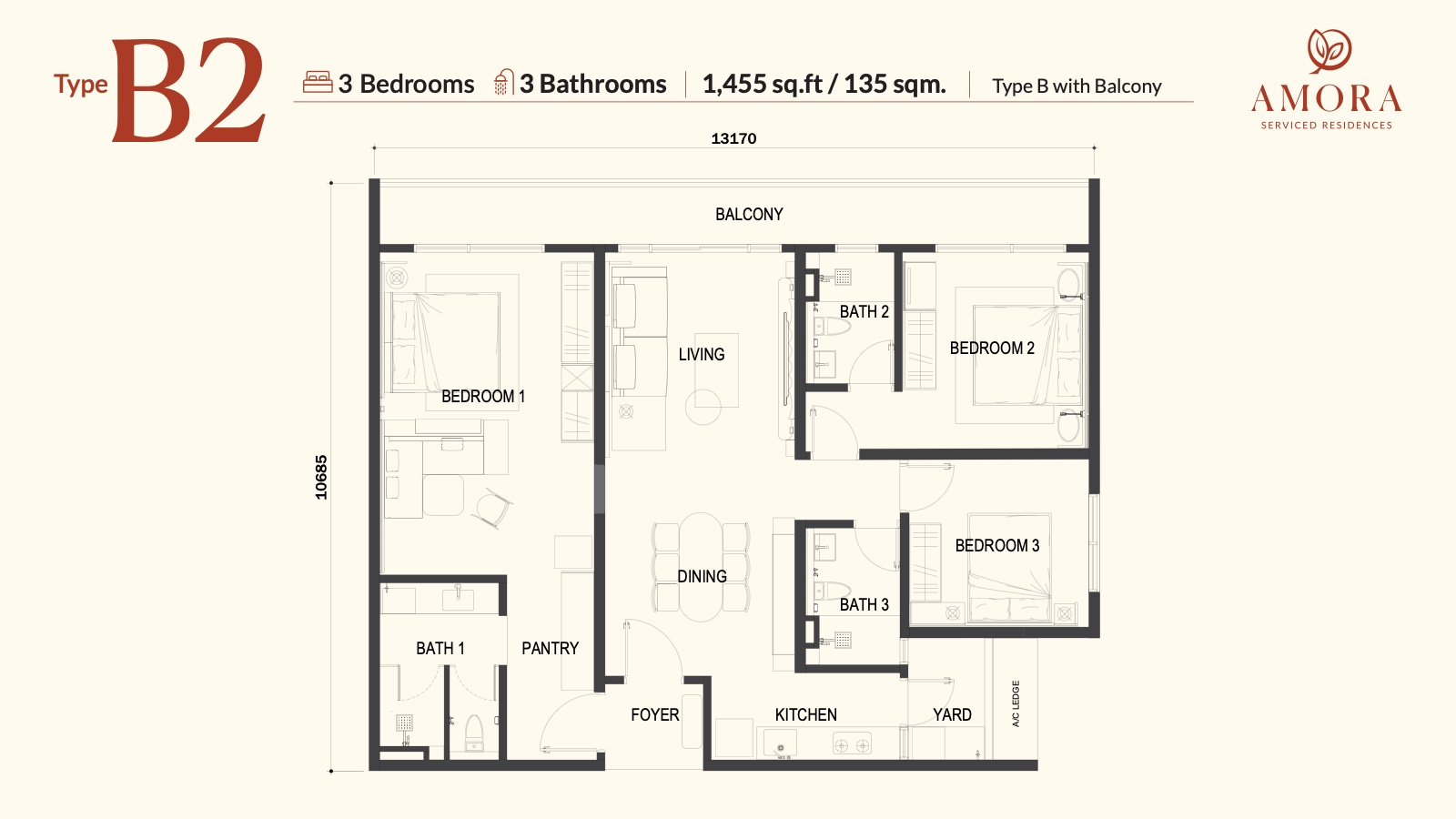 Type B2 floor plan